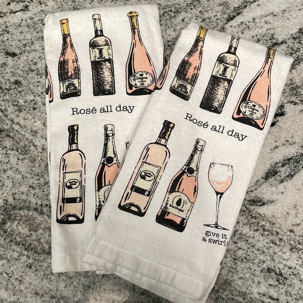 "Rose All Day" Kitchen Towels l QTY: 2